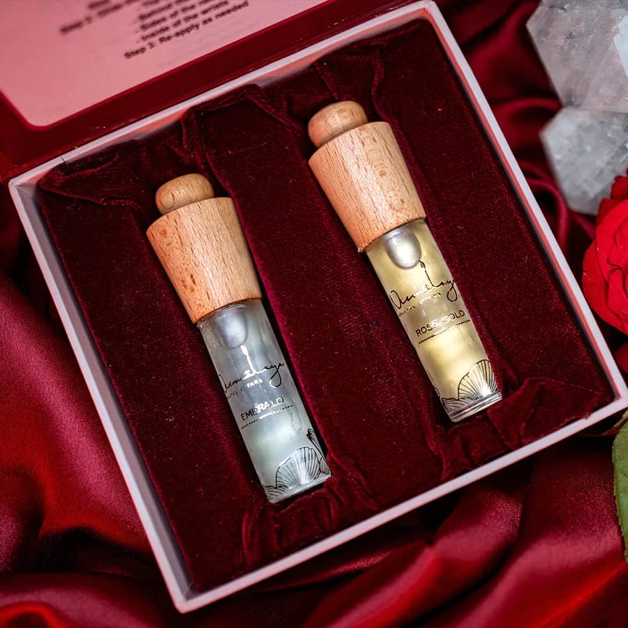 Luxurious 2-pack Attar Combo: Inception, Rose Gold, Emerald Low Tox