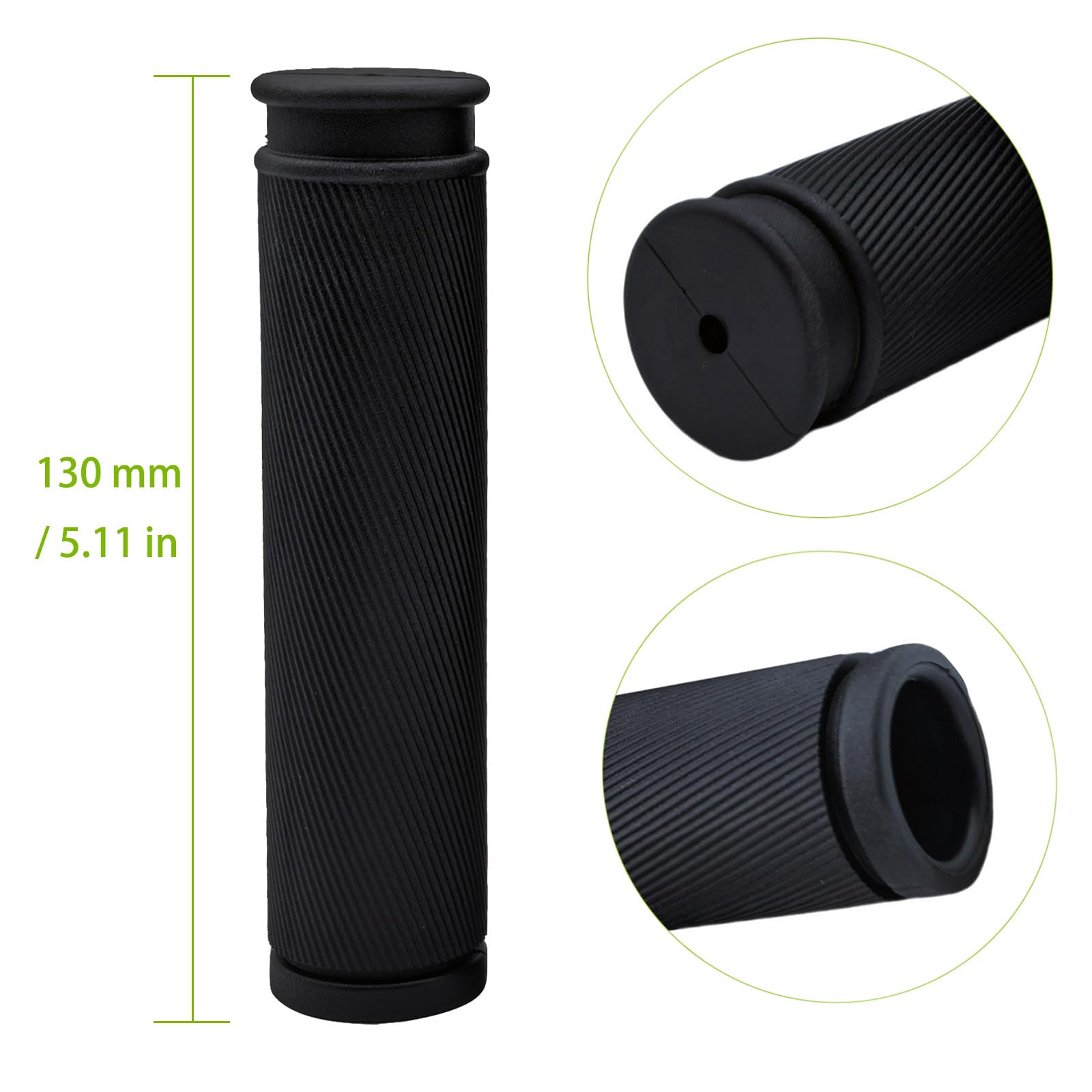 TIKBRO Bike Handlebar Grips 2 works Comfortable Anti-Slip Rubber Mountain Bicycle Handle Grips for MTB BMX - Image 4