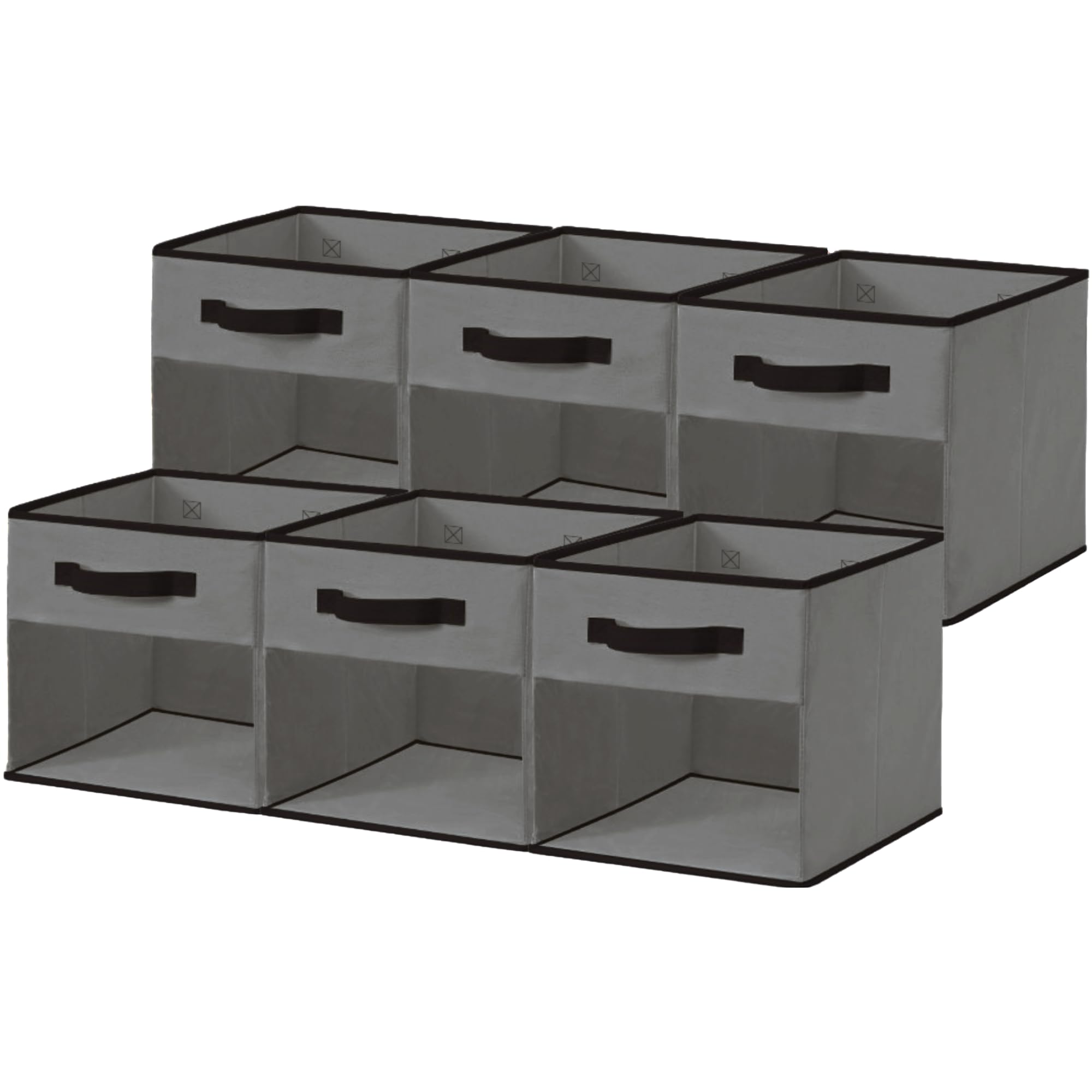 DECOMOMO Storage Bins, Cube Storage Bin with Window