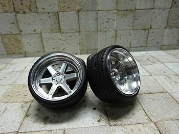 Amazon.co.jp: 1:18 深リム アルミ製削り出し ミニカー用