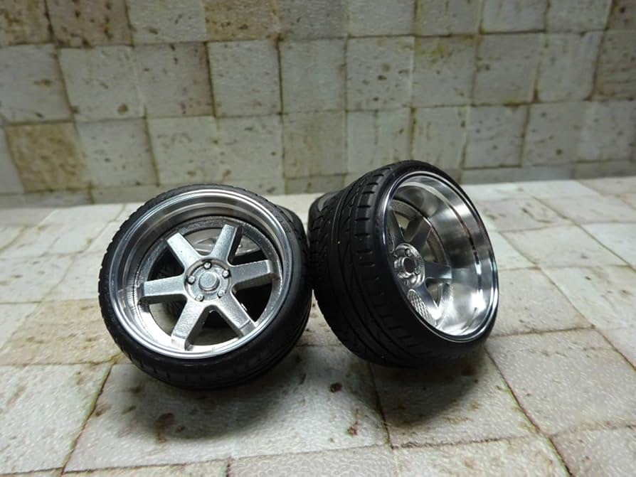 Amazon.co.jp: 1:18 深リム アルミ製削り出し ミニカー用 カスタム