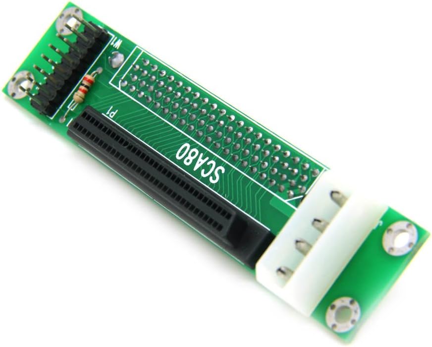 New Sca 80 to 68 Pin Ultra Scsi Ii/iii Lvd-se Adapter