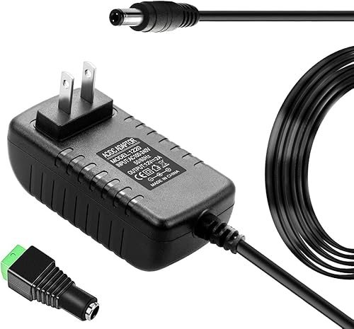 Fuente de adaptador de corriente de 12 voltios, 2A, adaptador universal de CA de 12 voltios, 2000 mA, CA 100-240 V a CC 12 V, cargador de