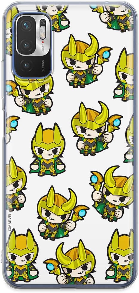 ERT GROUP Mobile Phone case for Xiaomi REDMI Note 10 5G / Poco M3 PRO Original and Officially Licensed Marvel Pattern Loki 003 optimally adapted to The Shape of The Mobile Phone, case Made of TPU