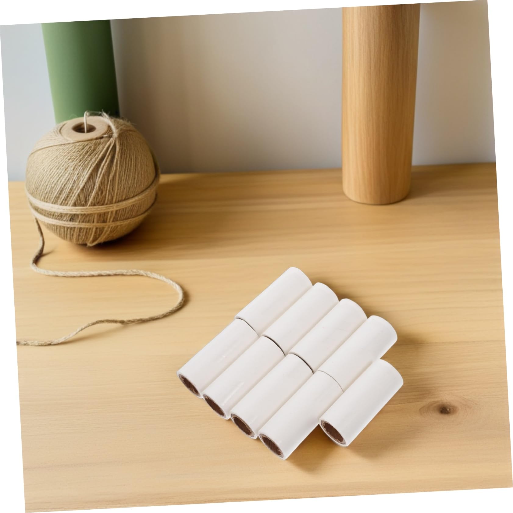 Toyvian Ricariche Rotolo Adesivo per Peli Animali, 25 Pezzi, Carta | Bianco, Uso Casa e Viaggio, Facile Sostituzione, Presa Forte per Lanugine e Chioma