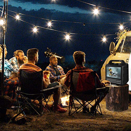 Image of Monster Vision 2 | Portable Entertainment System with 15.6 inch 1080p Display & 60W Speakers | up to 25 Hours of Playtime | Dual HDMI Ports | Includes USB-C to HDMI Cable | ATSC Tuner for Portable TV use