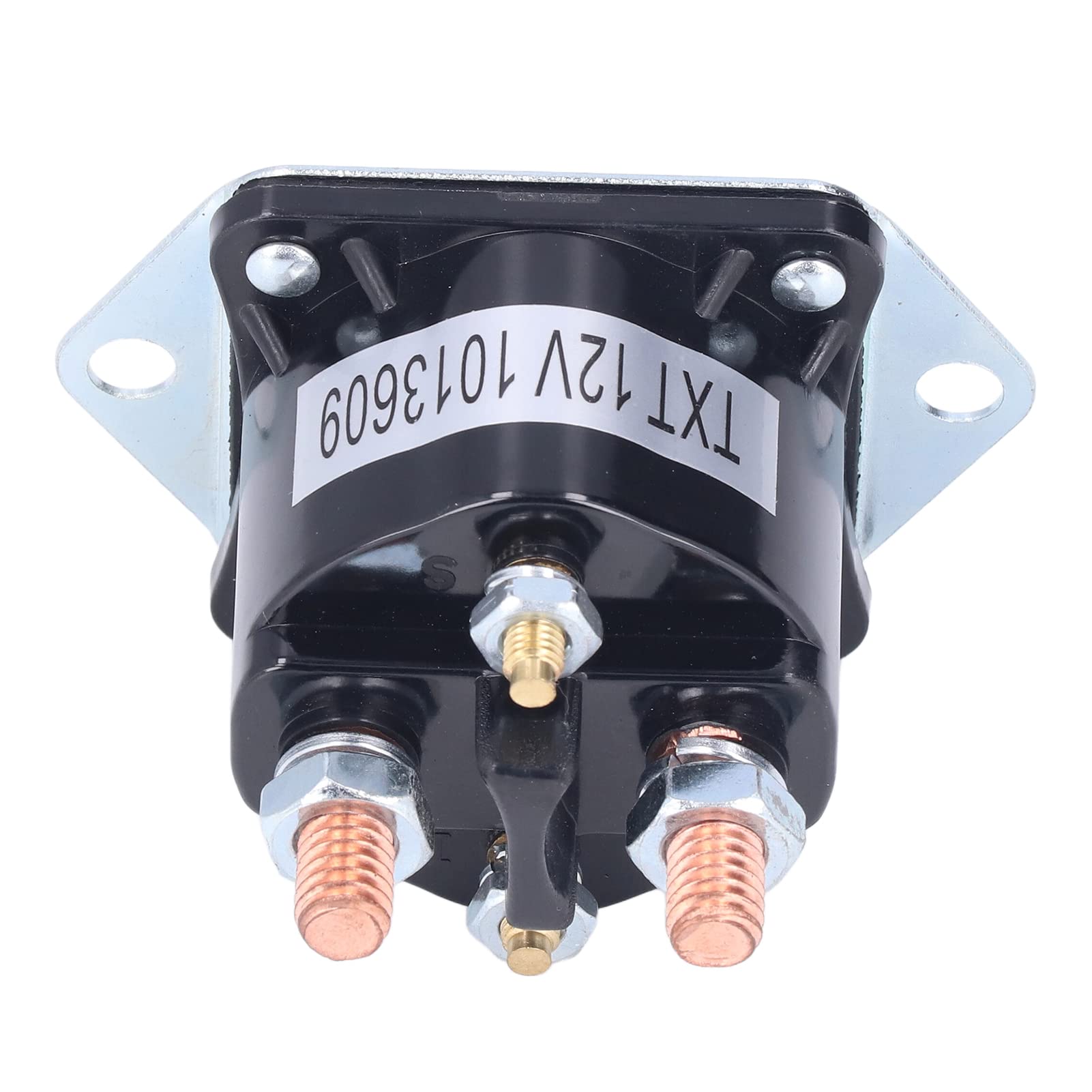 Keenso Club Car Starter Solenoide, 12V Club Car Contactor 4 Terminales Relé de Solenoide de Arranque 1013609 Reemplazo para Carryall Series 1992-1997, DS Series 1984-2007 Relés