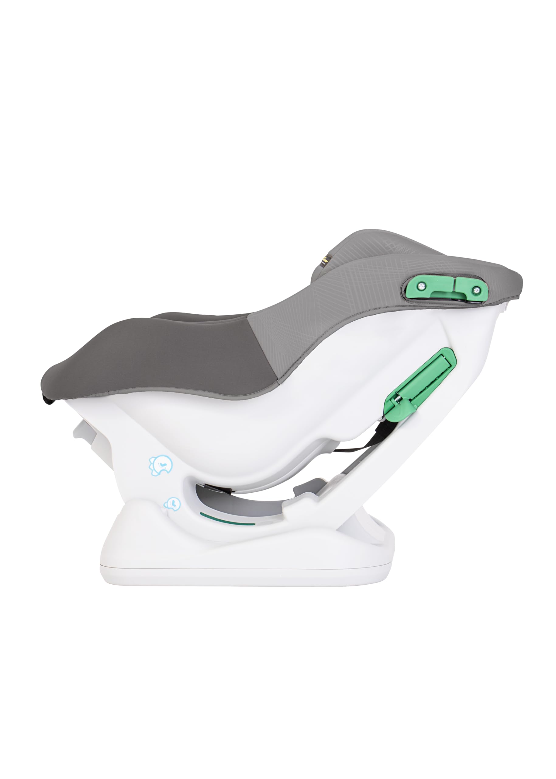 Graco - Extend™ LX R129 Silla de coche evolutiva 2 en 1, de 40 a 105 cm (desde el nacimiento hasta los 4 años aprox.), instalación con cinturón de seguridad del vehículo, color Frost Gray