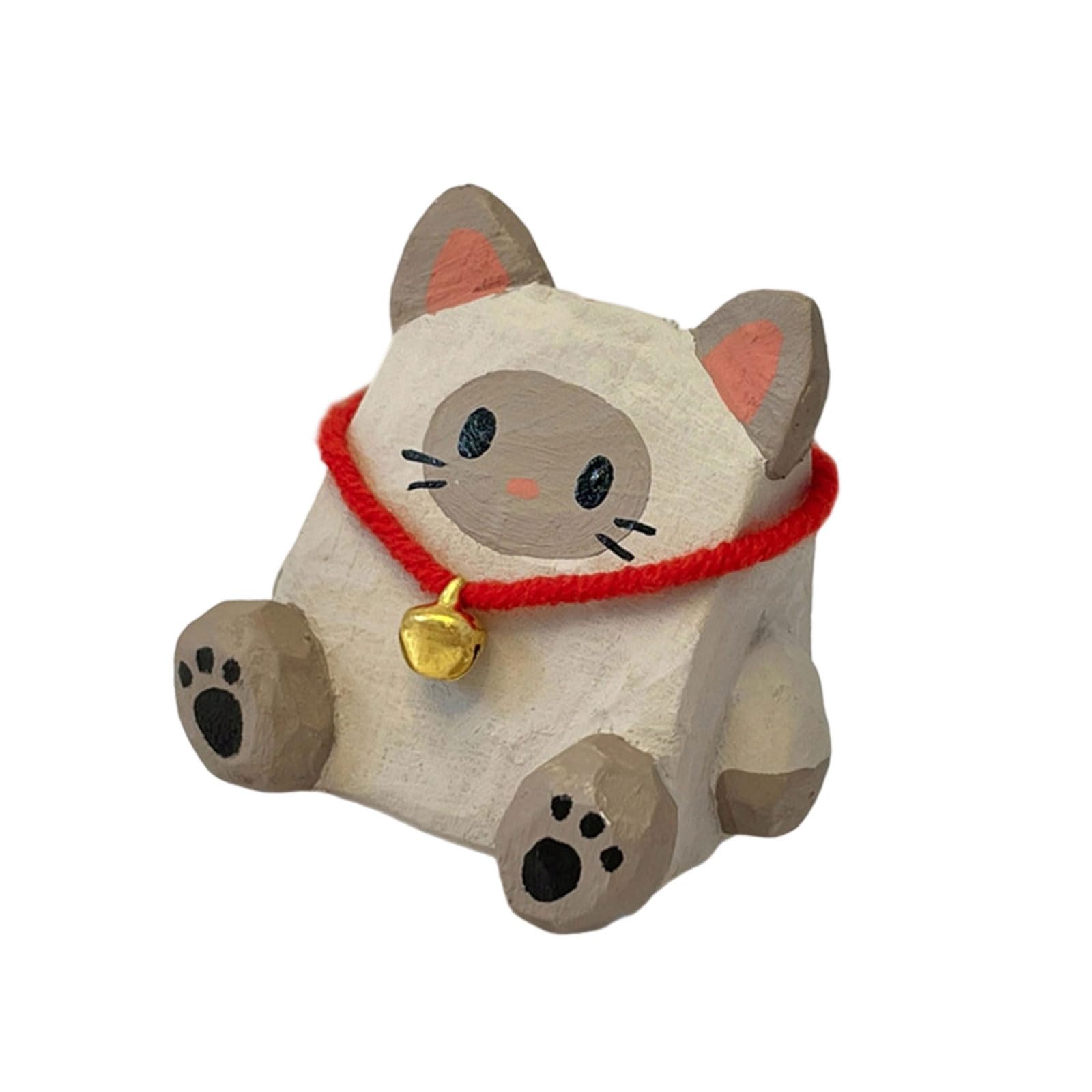Zbiianxer D Shape Woo Sculpture Esktop Figures Single Pen Rest Esk Ecoration Pen Holders