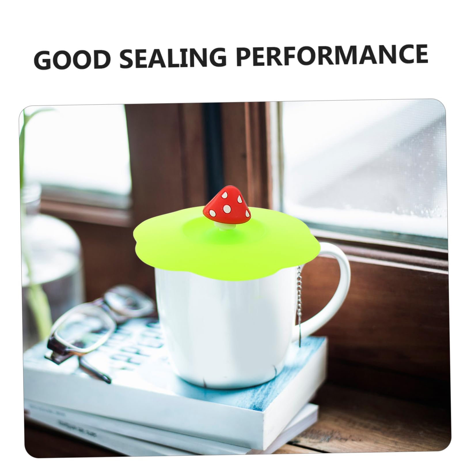 TOPBATHY 18 Piezas Cubierta De La Taza Cubierta a Prueba De Fugas Tapa De La Taza De Té Taza De Bebida Tazas Vasos Aire Tapas De Vasos De Bebida Tapa De Comida Elástica Bol Beber