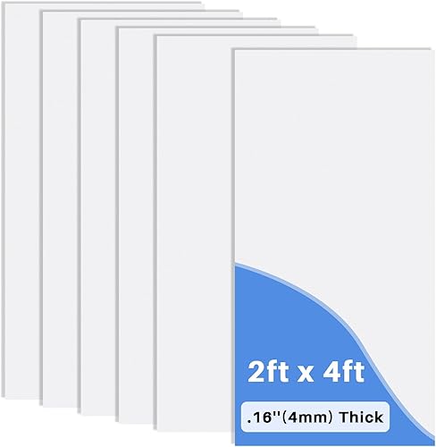 Miniatura 1 de 6 azulejos de techo blancos lisos de 2 x 4 pies, panel de techo de PVC, fácil instalación, azulejos de plástico para techo, impermeables, lavables y