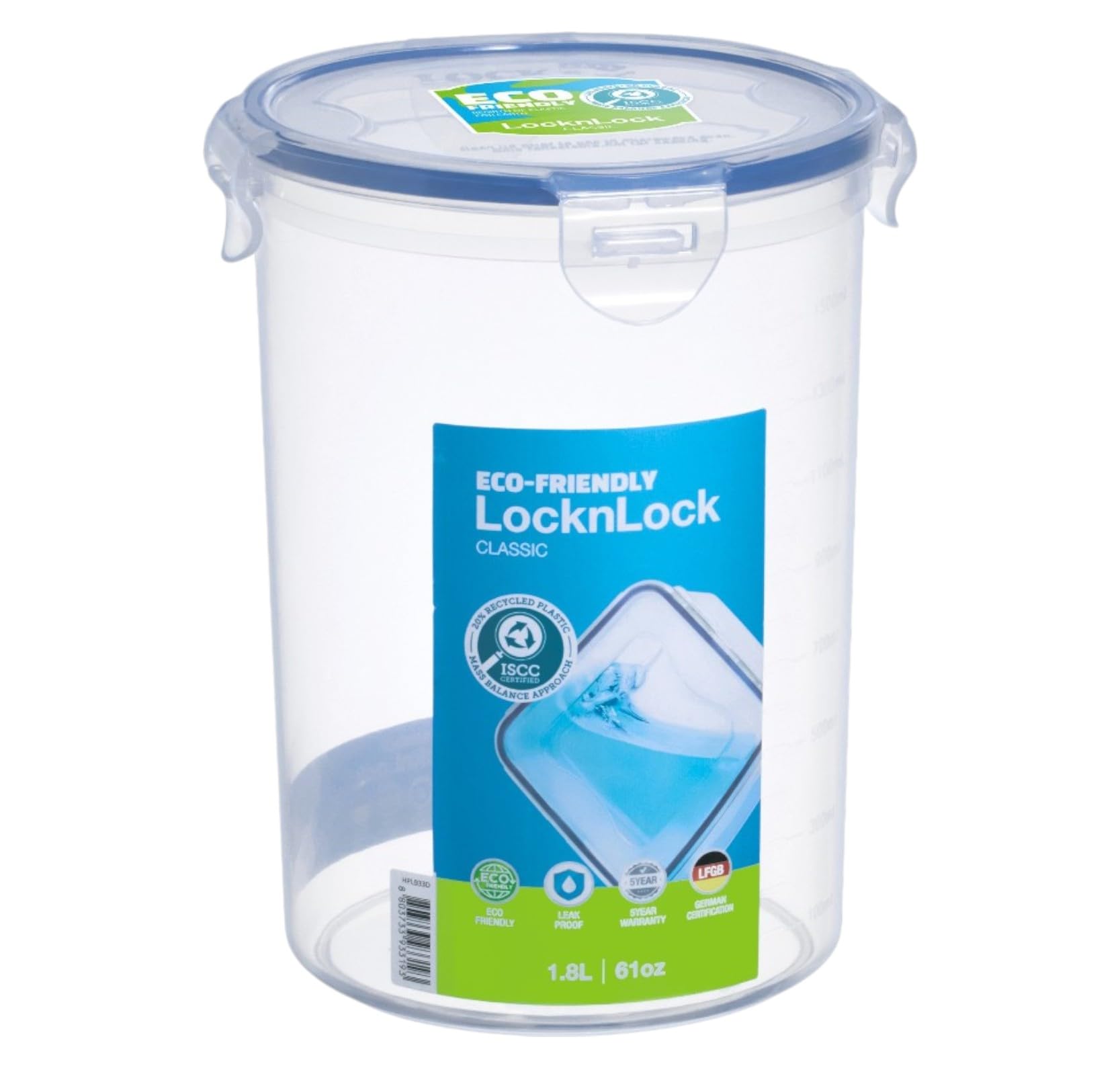 Amazon.com: LOCK & LOCK 61-Fluid Ounce Round Food Container, Tall