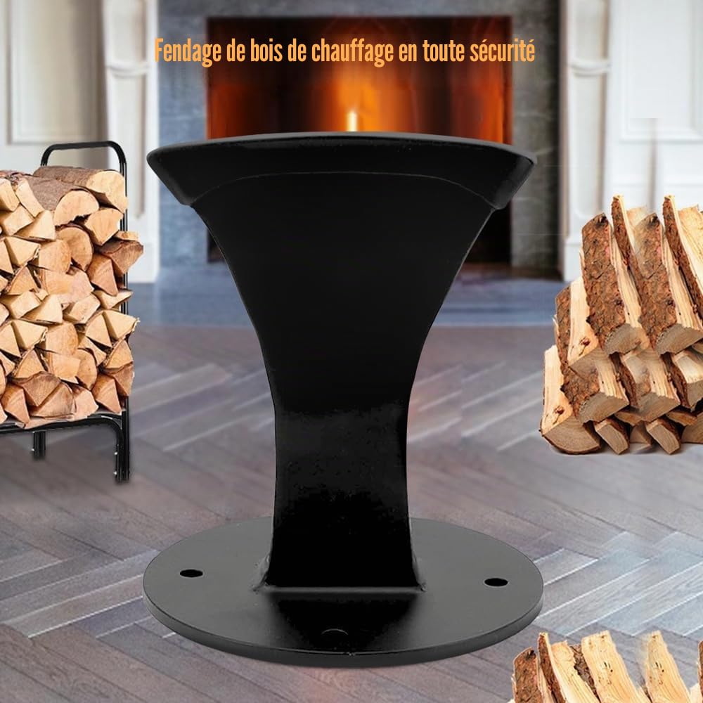 Fendeur de Bois de Chauffage,Fendeur Rapide de Bûches,Fendeuse Bois Manuelle,Heavy Duty Fendeuse à Bois,Coin de Fendeur de Bois,Fendeur de Bois de Chauffage en Acier,pour Petit Poêle à Bois