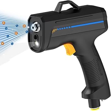 Lonizing-luchtpistool, antistatisch pistool, draagbaar antistatisch pistool voor autolakken, statische elektriciteitsverwijderaar met stofdetectielampje,voor elektronische reparaties