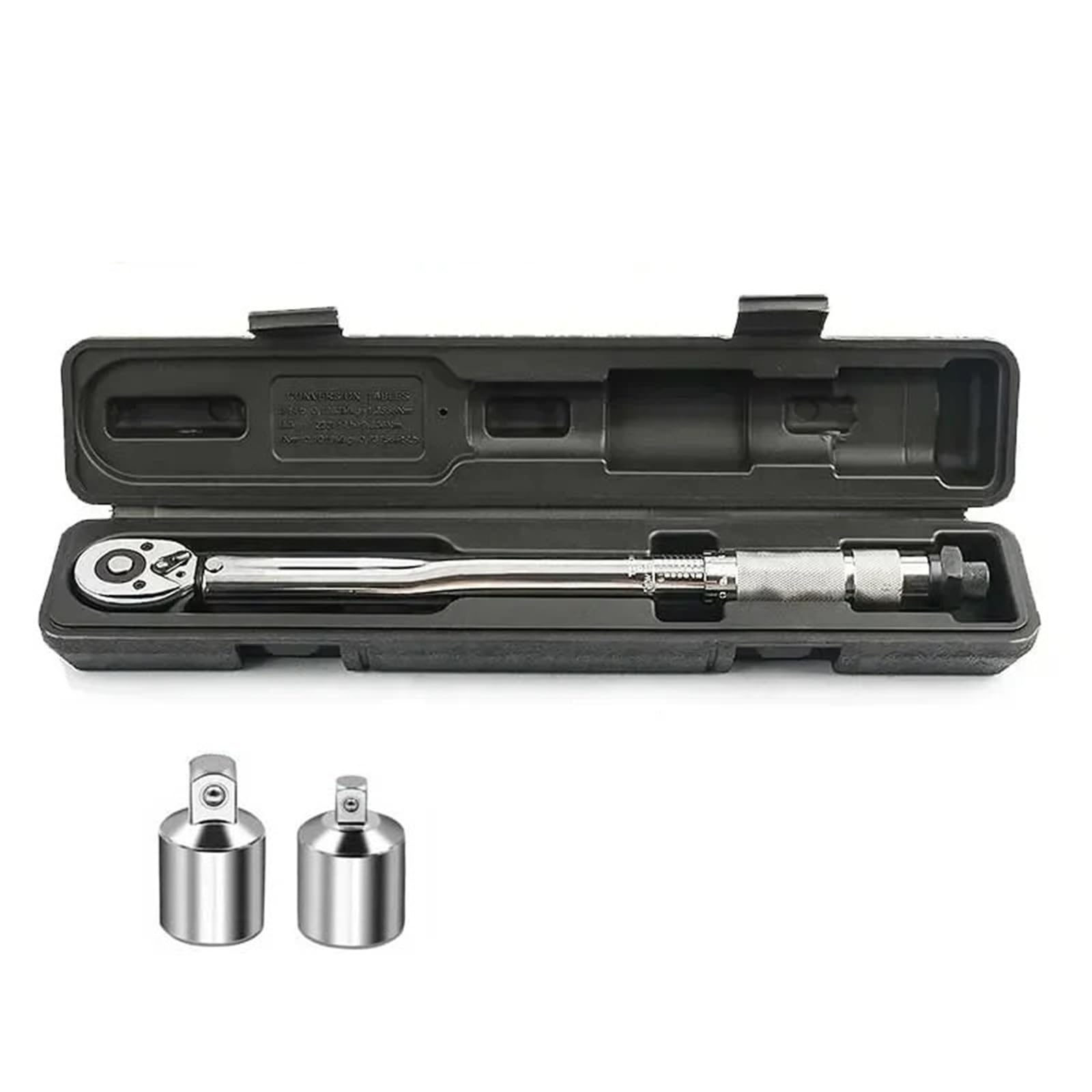 Airuixi 1-2 10-210Nm 3Pcs Wrench 1/2 Inch Drive 10-210Nm Micrometer Adjustable Torque Wrench Spanner Hand Tool(1-2 10-210Nm 3Pcs)