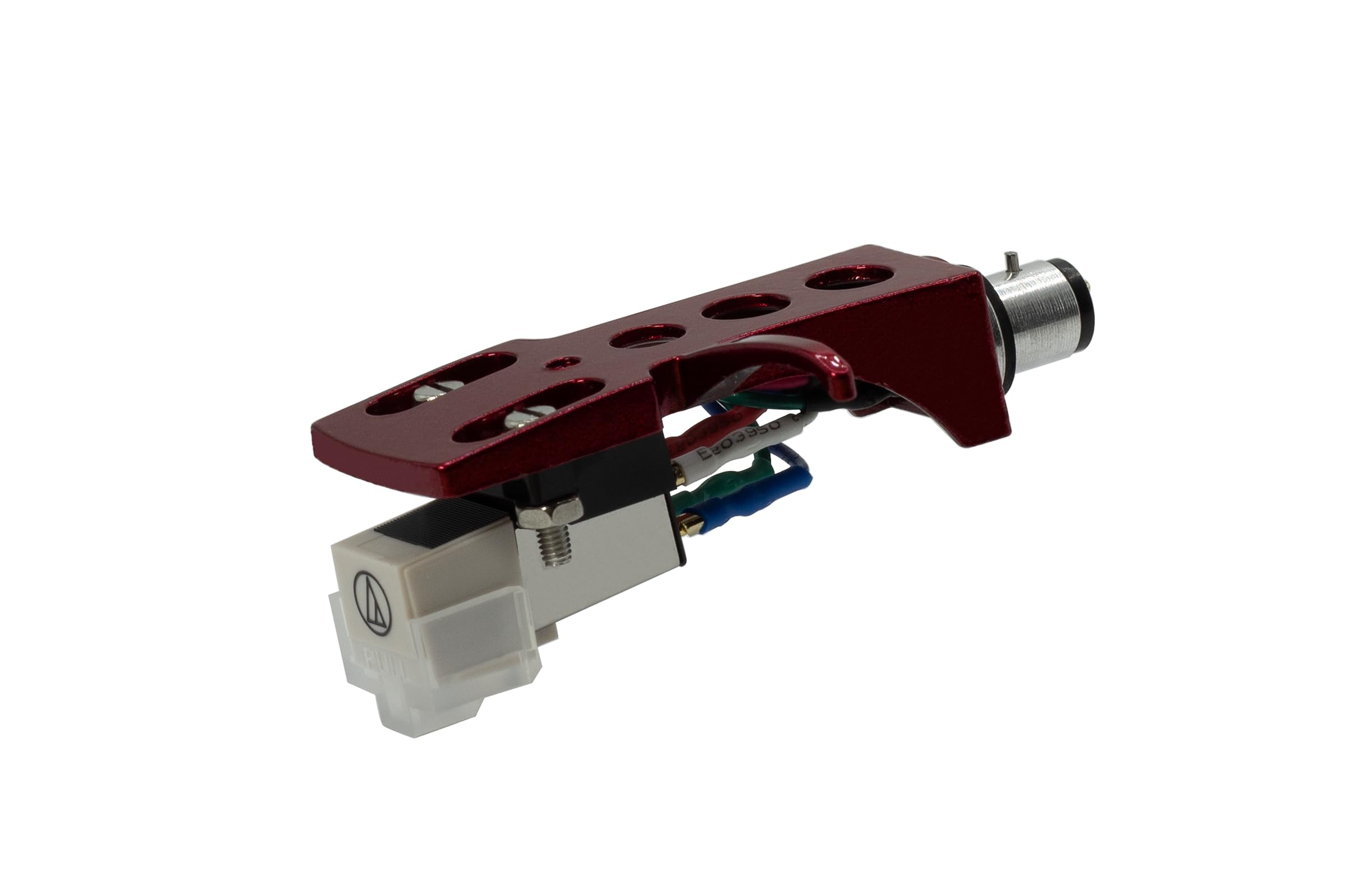 AT3600+HSRS - Conjunto de cartucho montado de alta calidad, compatible con la mayoría de tocadiscos de conector SME de 1/2 pulgada con brazo curvado, múltiples opciones de color