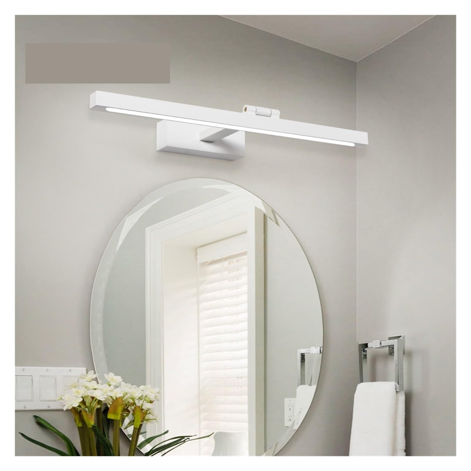 Luz LED para cuadros Lámpara de pared Led moderna for interior de habitación, dormitorio, junto a sala de estar, baño, lámpara de pared Led, aplique de pared con iman nórdica Luz de pintura para exhib