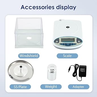 High Precision Digital Lab Scale 500g 0.001g Analytical Balance with Windshield and Automatic Zero Tracking for Laboratory and Pharmacy Use