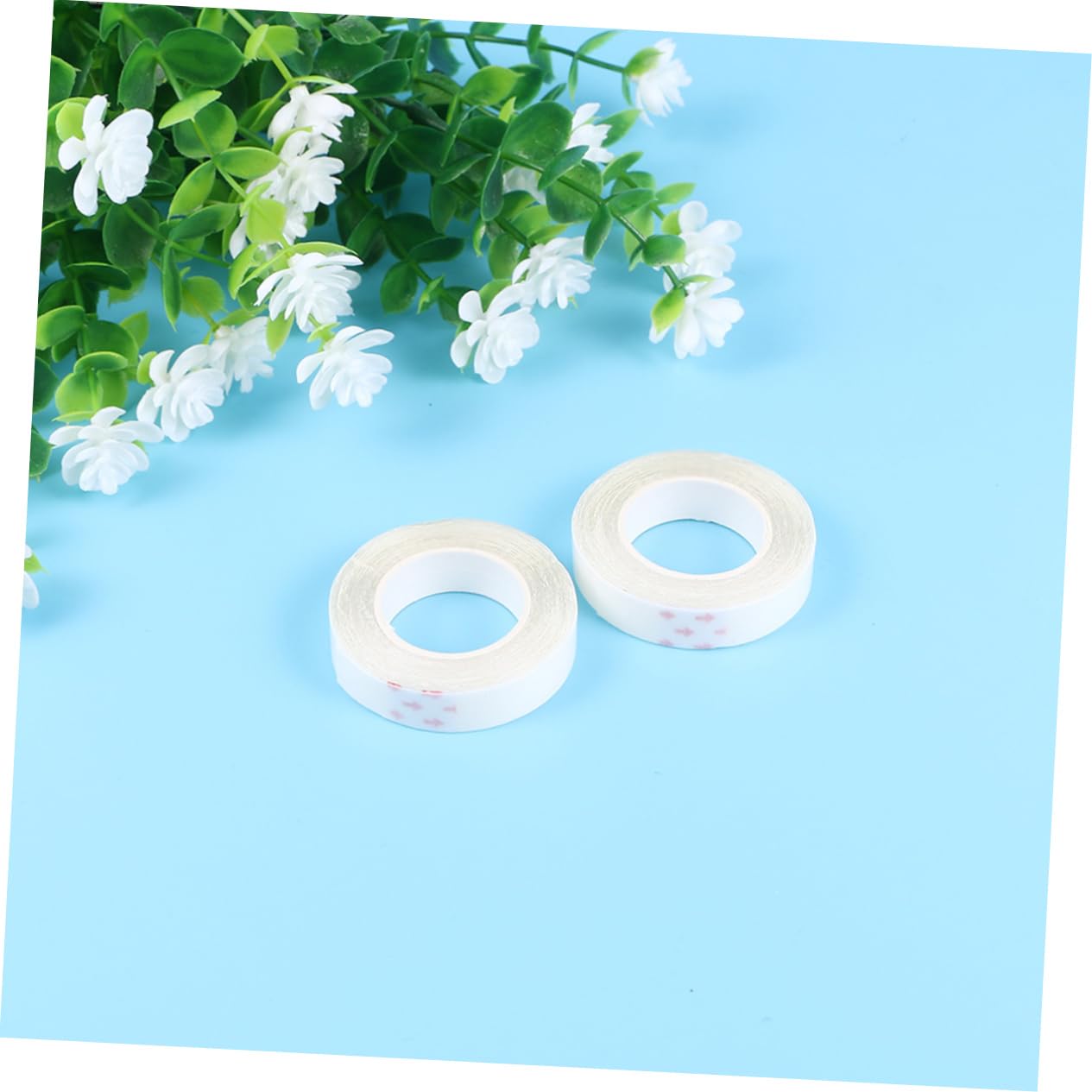 Gogogmee Wig Hair Extension Tape Double-Sided Tape Rolls White for Women Girls Hair Extension Tapes Set