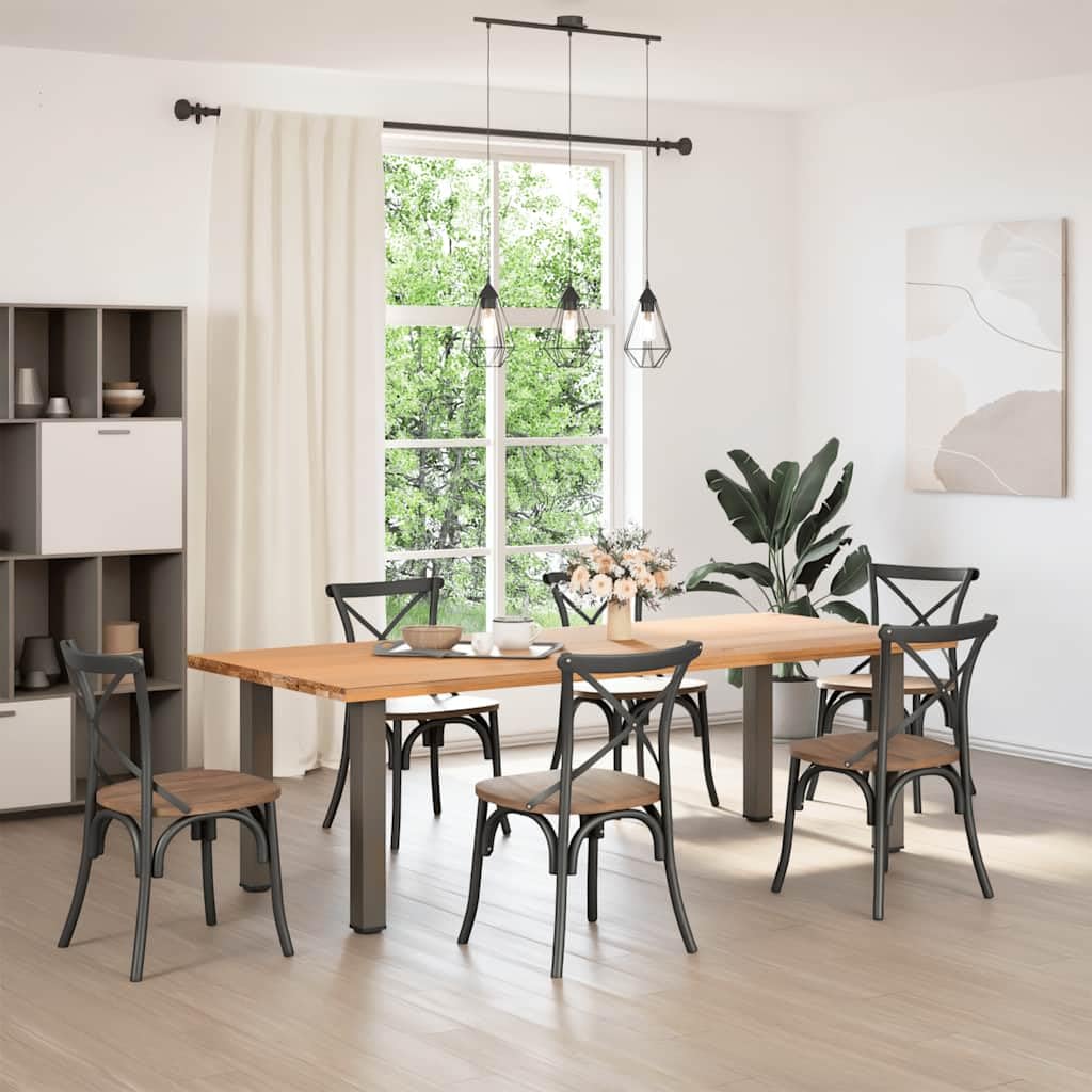 Gambe per Tavolo Consolle 4 Pezzi in Acciaio Regolabili 72-74 cm | Supporti in acciaio per scrivanie e tavoli da pranzo in soggiorno o studio, con piedini antigraffio.