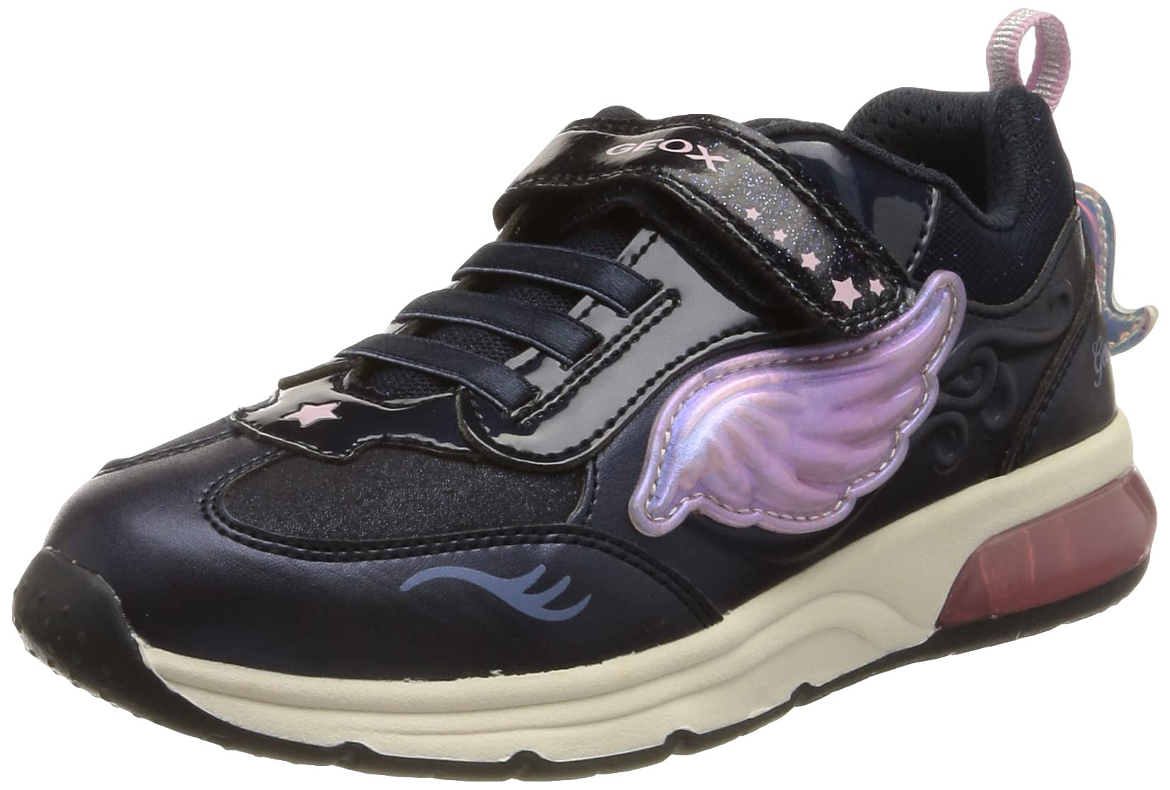Geox J Spaceclub Girl B, Sneakers Niñas