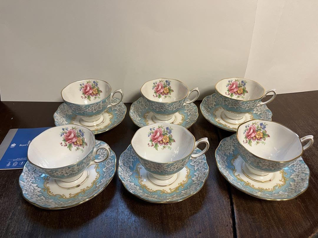 Amazon.co.jp: 6客 ロイヤルアルバート エンチャントメント カップ