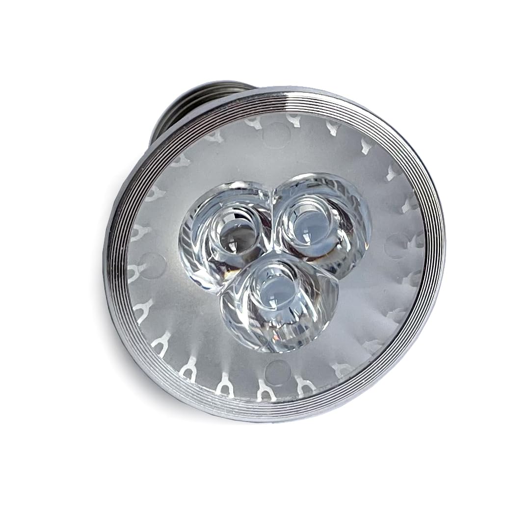 940nM IR-Strahler, E26 E27 Infrarot-Strahler, Glühbirne, 9 W (3 Hochleistungs-3-Watt-LEDs), 45 °, zur Verbesserung der Nachtsicht von IR-Kameras, für CCTV klare Überwachungsbilder bei Nacht