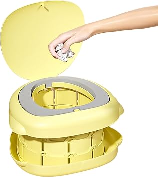 Foldable Potty Seat, Compact Travel Potty, Portable Toilet Seat, Traveling Toilet Seat, Kids Travel Potties Seat, Kids Foldable Travel Potty for 0-8 Years Boys, Girls, Kid