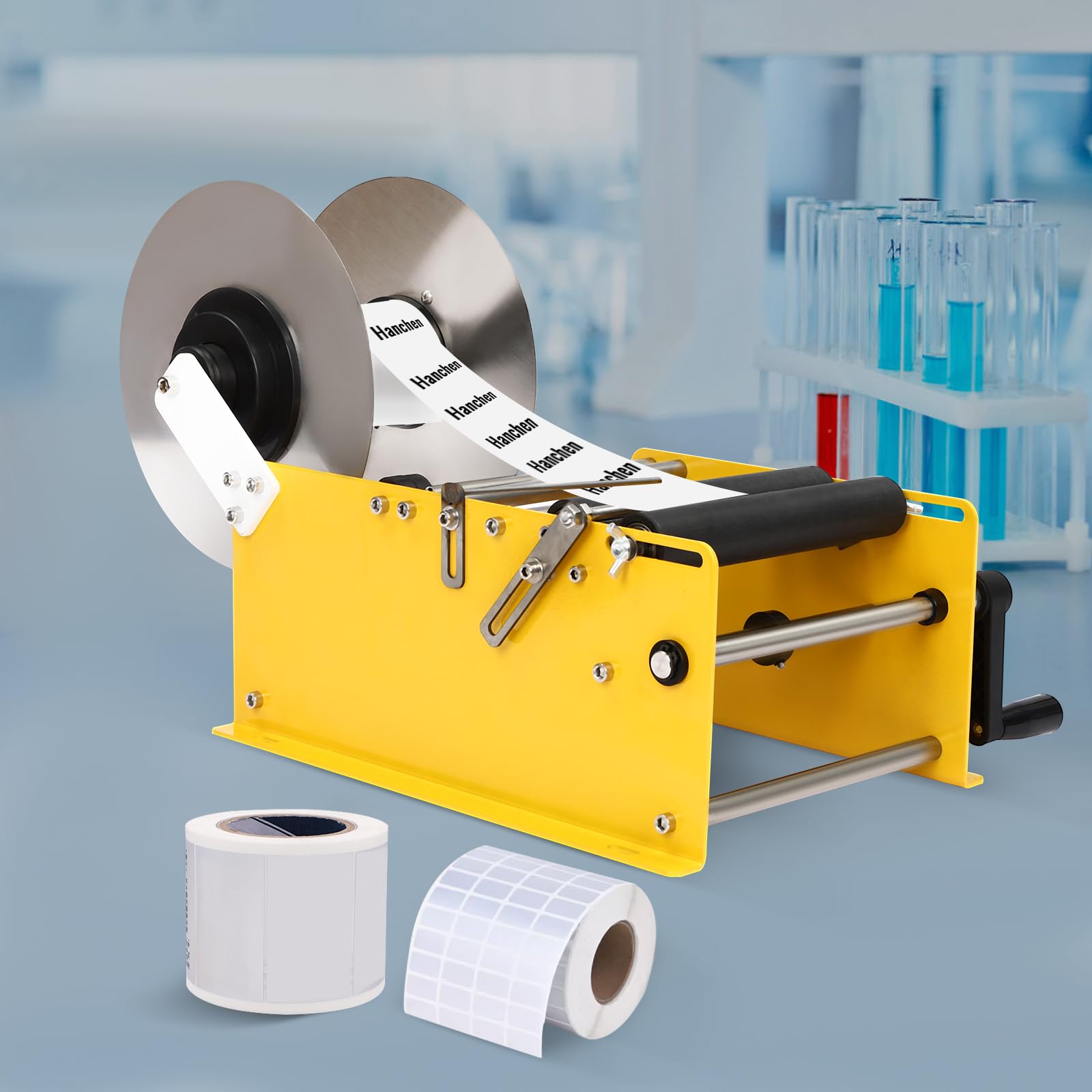 Etikettiermaschine Manuelle Flaschenetikettiermaschine Rundflaschen