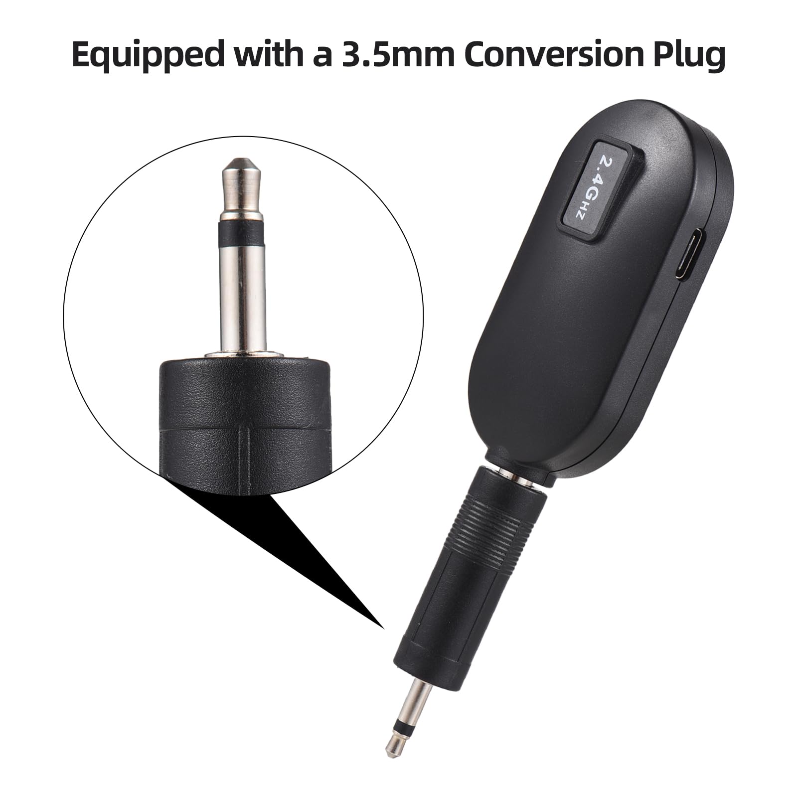 HUIOP Sistema microfonico wireless UHF professionale con microfono portatile cordless e ricevitore Microfono ricaricabile 16 canali per trasmissione video in diretta Intervista Festa di canto,Sistema