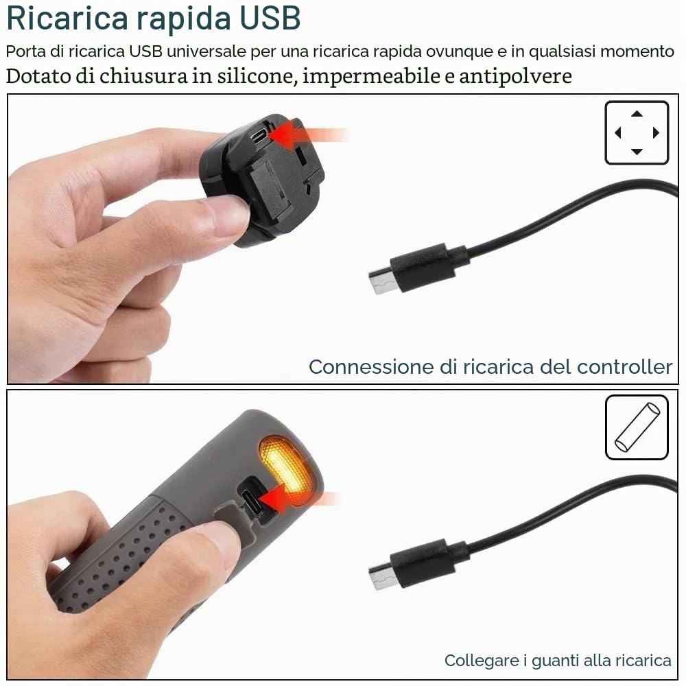Manopole per manubrio scooter elettrico, indicatore di direzione, 1 paio per Xiaomi per M365 Pro 1S Pro 2 Mi3, luci di sicurezza per guida notturna