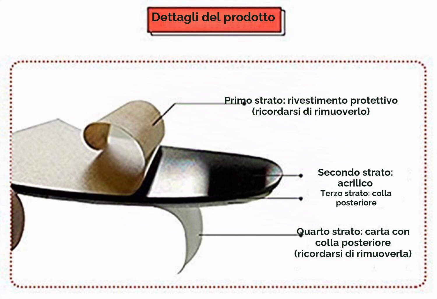 Adesivo Stickers Poster Murali Wall Decorazioni 3D Mirror Art Frasi Scritte Specchio Cartina Per Bambini,Soggiorno,TV Par,Ufficio Mappa del Mondo Adesivi Stickerdecal Murale Nero 180*100cm