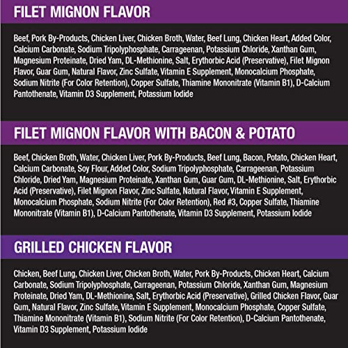 Cesar Wet Dog Food Steak And Chicken Lovers Variety Pack With Real Meat Or Real Chicken, (36) 3.5 Oz. Easy Peel Trays #TOP3