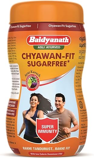 Baidyanath Asli Ayurved Nagpur Chyawan-Fit Sugarfree Chyawanprash(1 Kg), Pack of 1