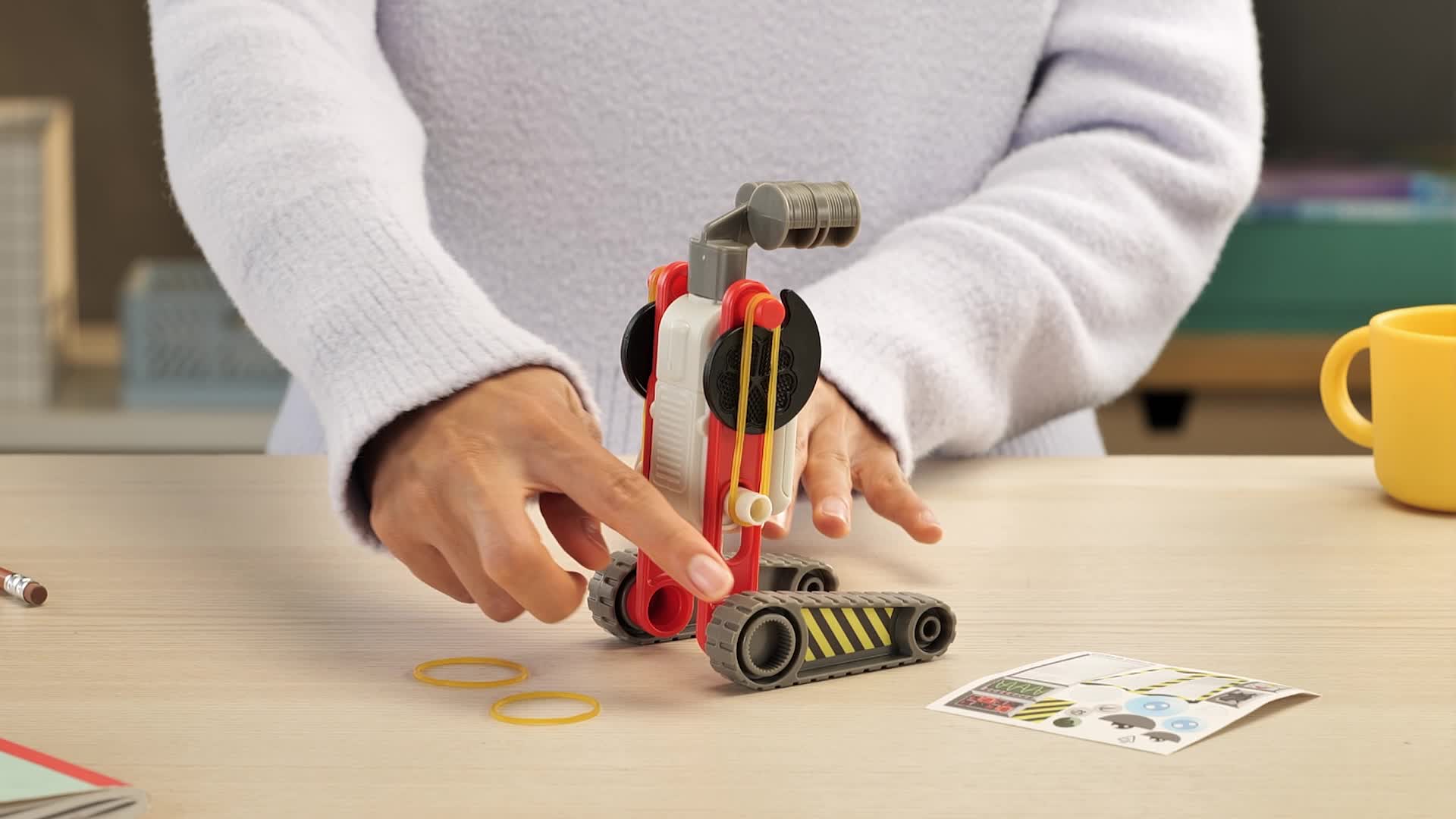 Kosmos 601867 ReBotz - Buxy der Jumping-Bot, Mini-Roboter zum