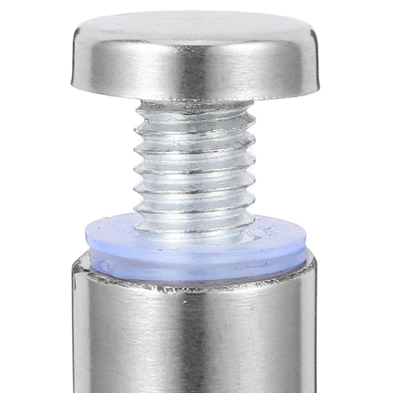 Unomor 12Pcs Stainless Steel Standoff Screws for Glass Panel Mounting Acrylic Sign Display Hardware Decorative Screw Caps for Tiles Mirrors and Wall Decor