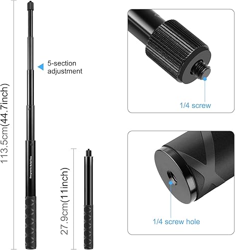 Miniatura 4 de Honlyn Clip de ciclismo para bicicleta Insta 360 uno X3X2 otras cámaras de acción tubo con clip soporte de barra de motocicleta con barra de