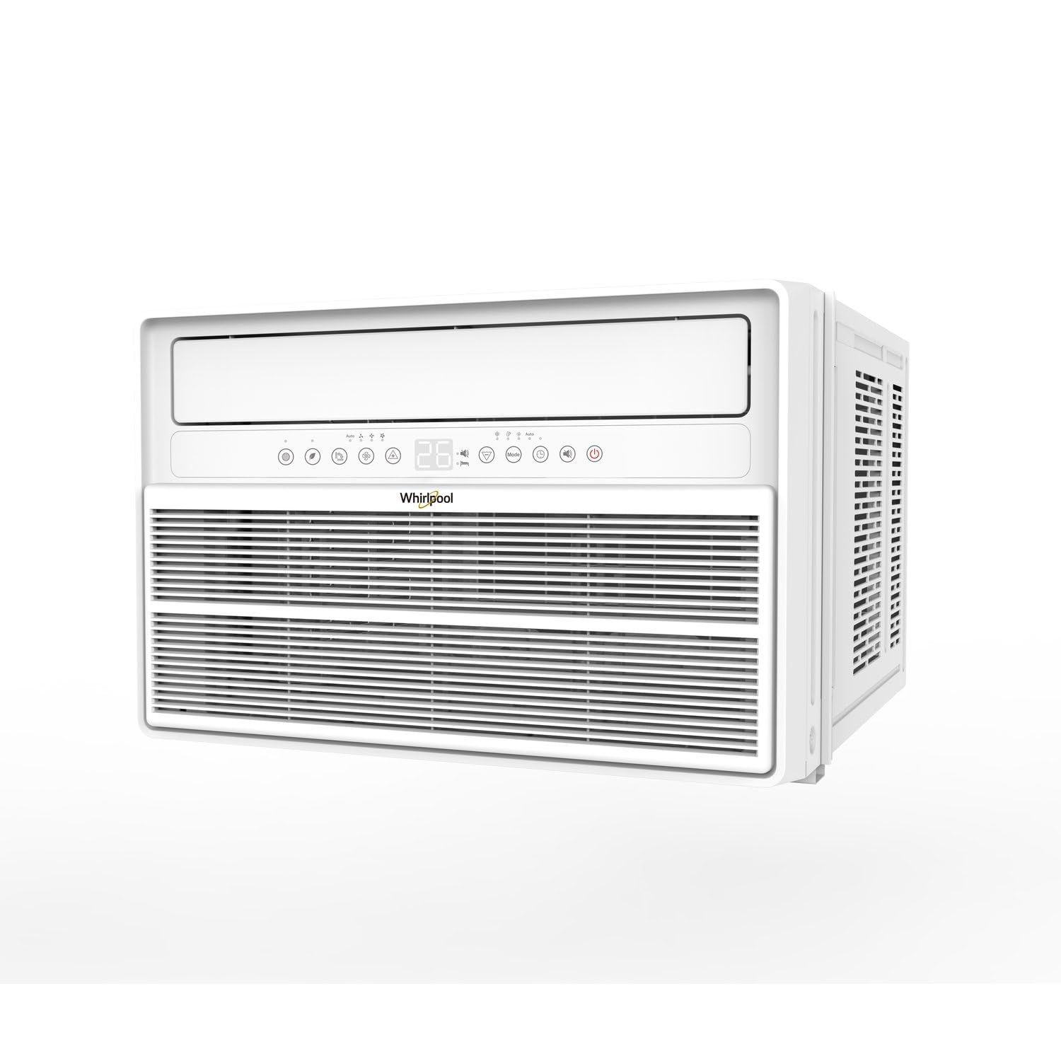 Photo 1 of Whirlpool 24,000 BTU Window Mounted Inverter Air Conditioner with Quiet, 230V, AC for Large Rooms up to 1500 Square Feet with Remote, Window AC Unit for Apartment, Living Room, Bedroom