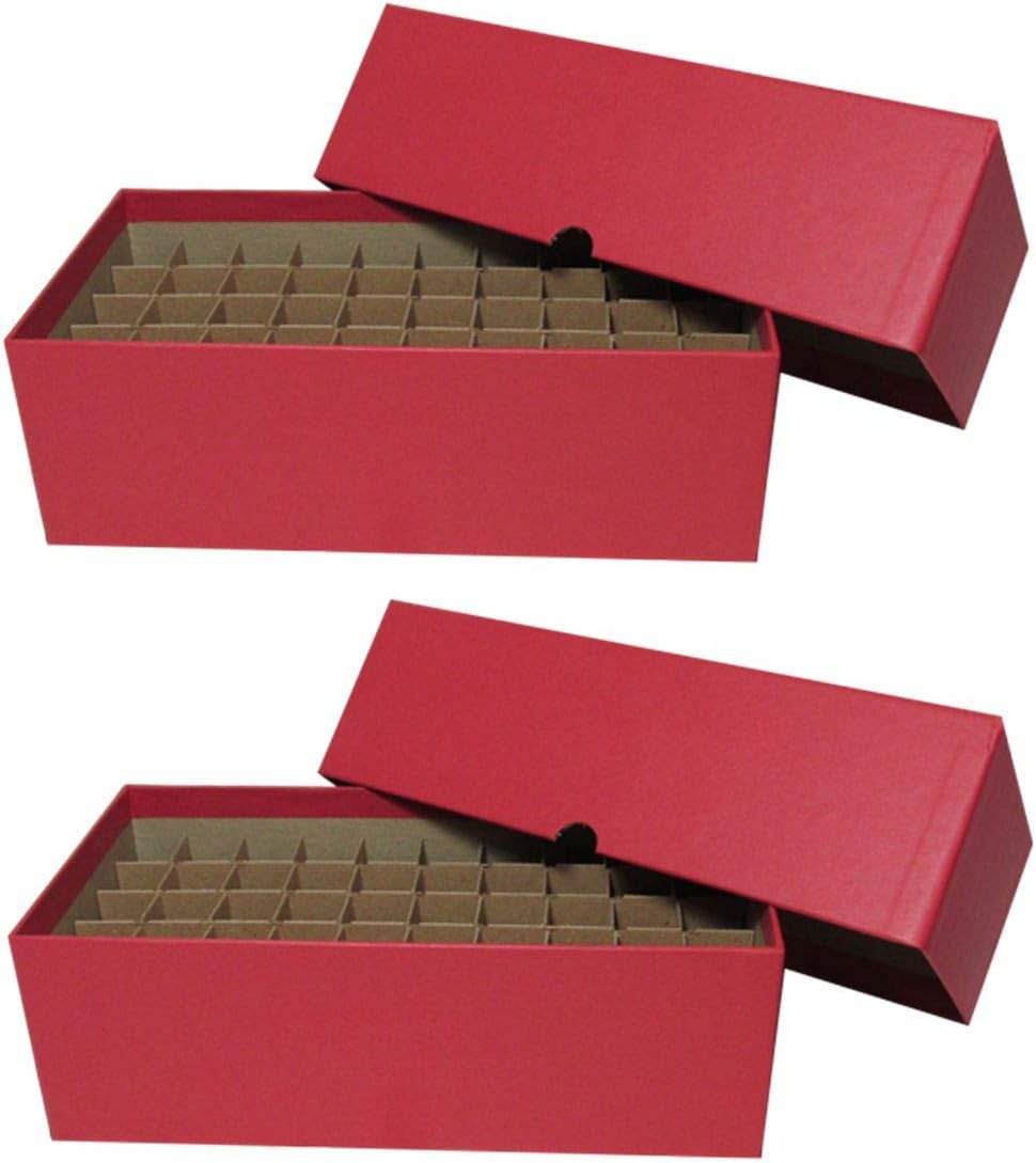 Coin Roll Box for 50 Rolls or Tubes of Cents by Guardhouse Two Pack