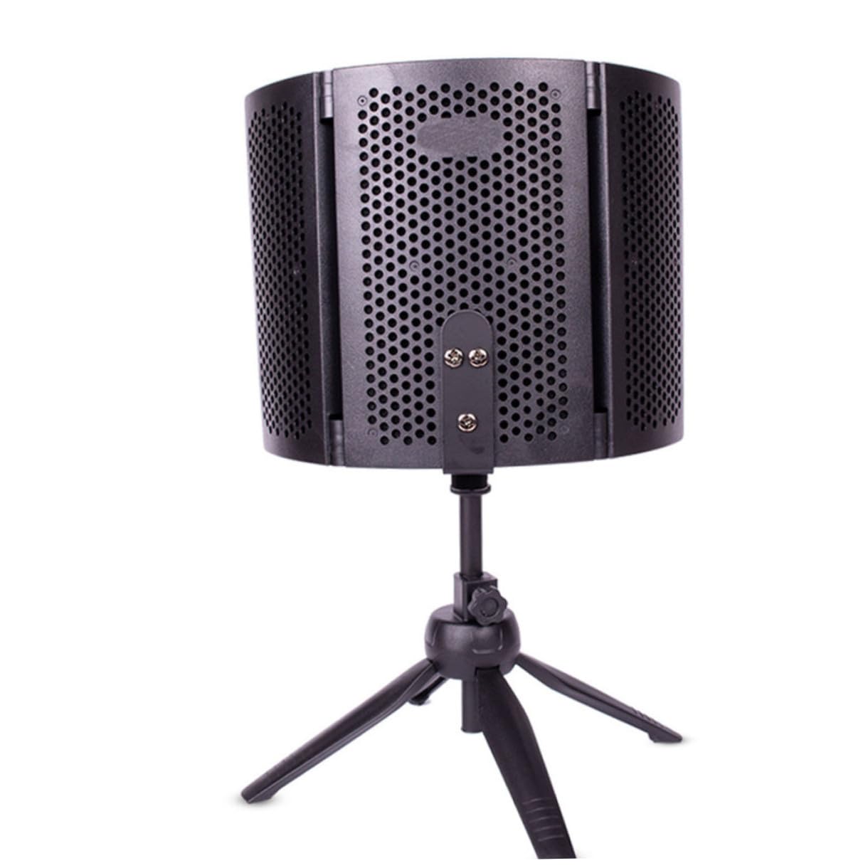 BETOOKY Faltbarer Mikrofon Pop Filter aus Abs und Schwamm mit Starkem Staubschutz und Hoher Anpassungsfähigkeit für Studioaufnahmen und Gesang