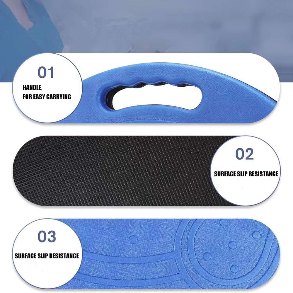 NEWFUN Disco de Transferencia de Pacientes Tabla de Transferencia Giratoria 360°, Plataforma Giratoria para Silla de Ruedas, Accesorios de Enfermería, Apta Para Personas Mayores y Discapacitadas