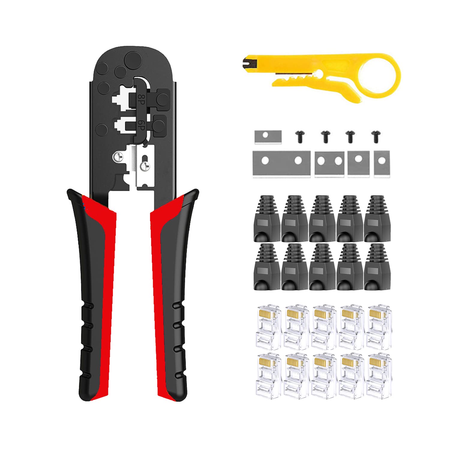 Connettore RJ45 Da Crimpare Per Cavo Ethernet UTP - Foto 14
