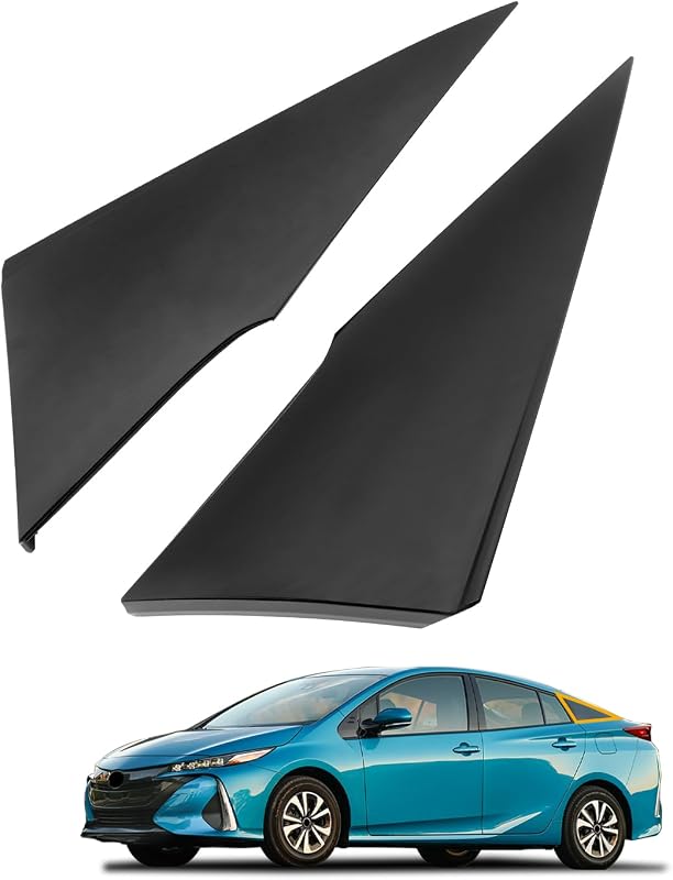 Molduras do painel lateral traseiro Gledewen para Toyota Prius – Par