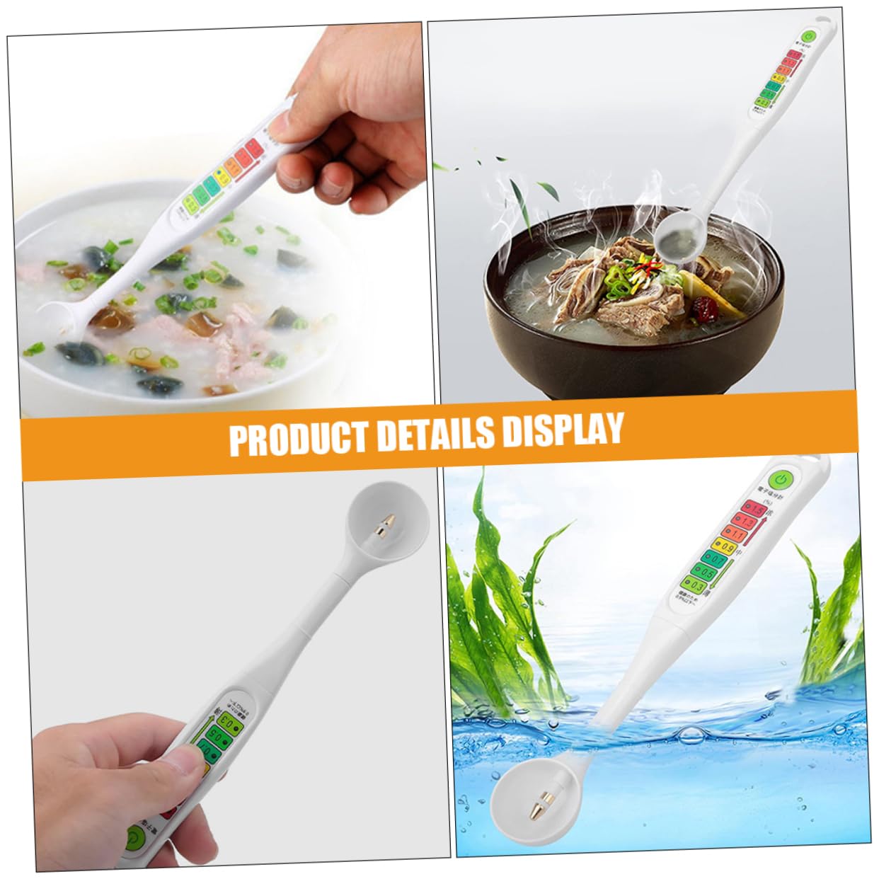 Salinomètre Électronique pour Cuisson, Test Précis des Sels Cuisine
