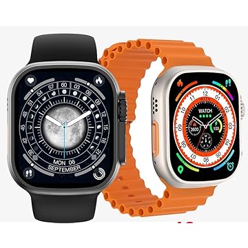 Smartwatch W68 Ultra Series 8, 49mm, Tela 2.0 Polegadas, NFC, Compatível com Sistema Ultra (preto)