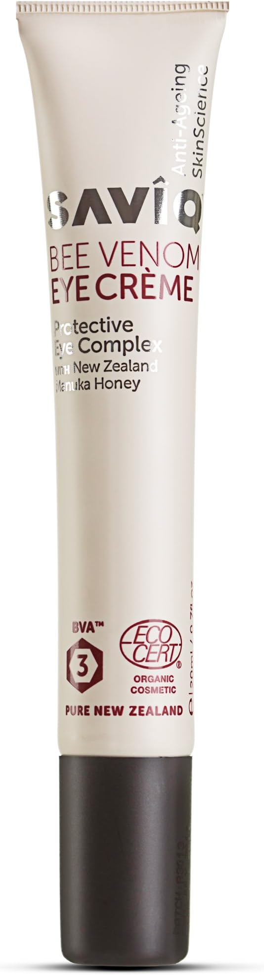 Saviq Bee Venom Eye Creme with New Zealand Raw Plant Extracts and Manuka Honey