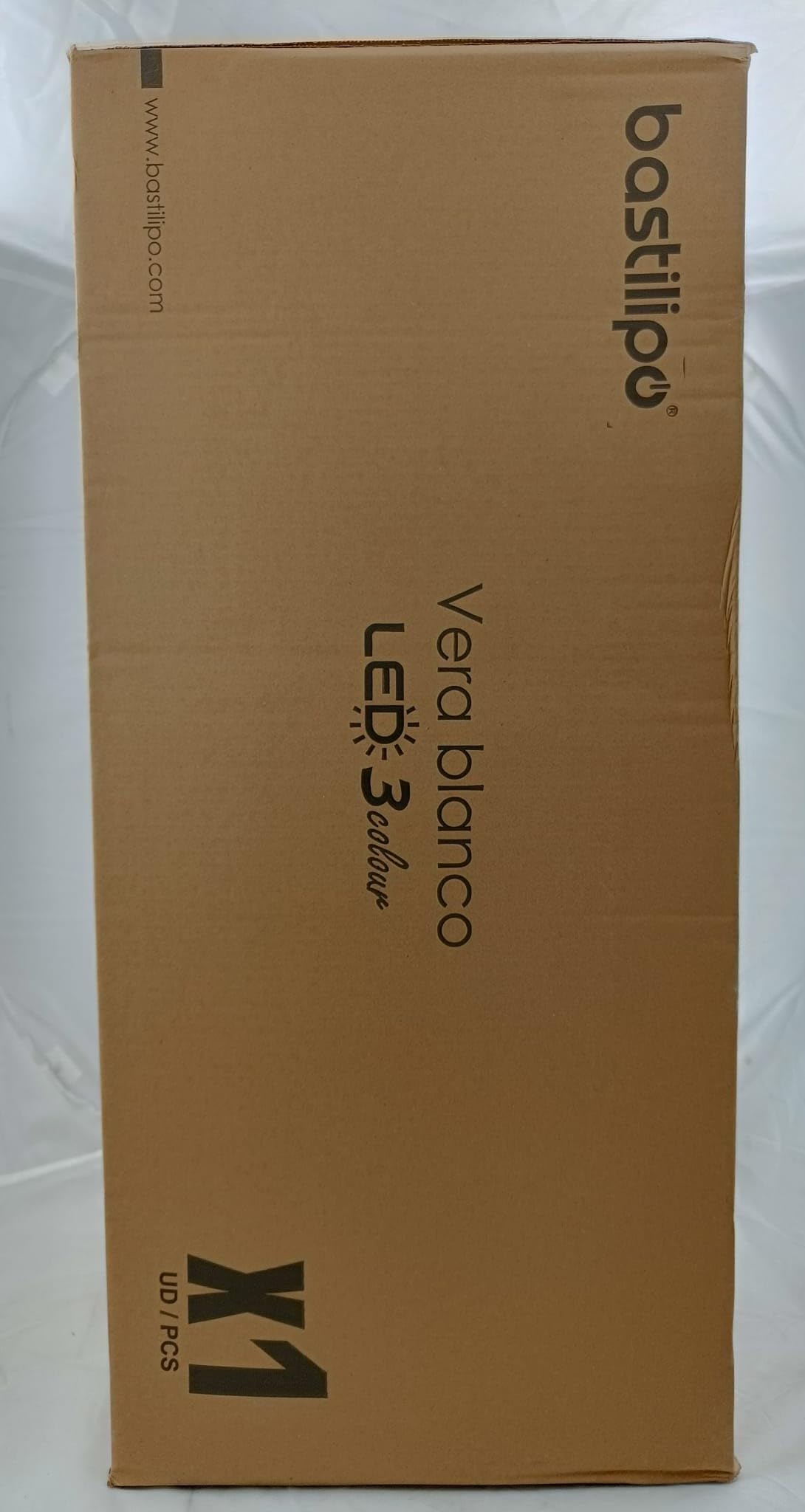 Bastilipo 7920-Vera - Ventilatore da soffitto a LED con telecomando, IP54 Adatto per esterni.