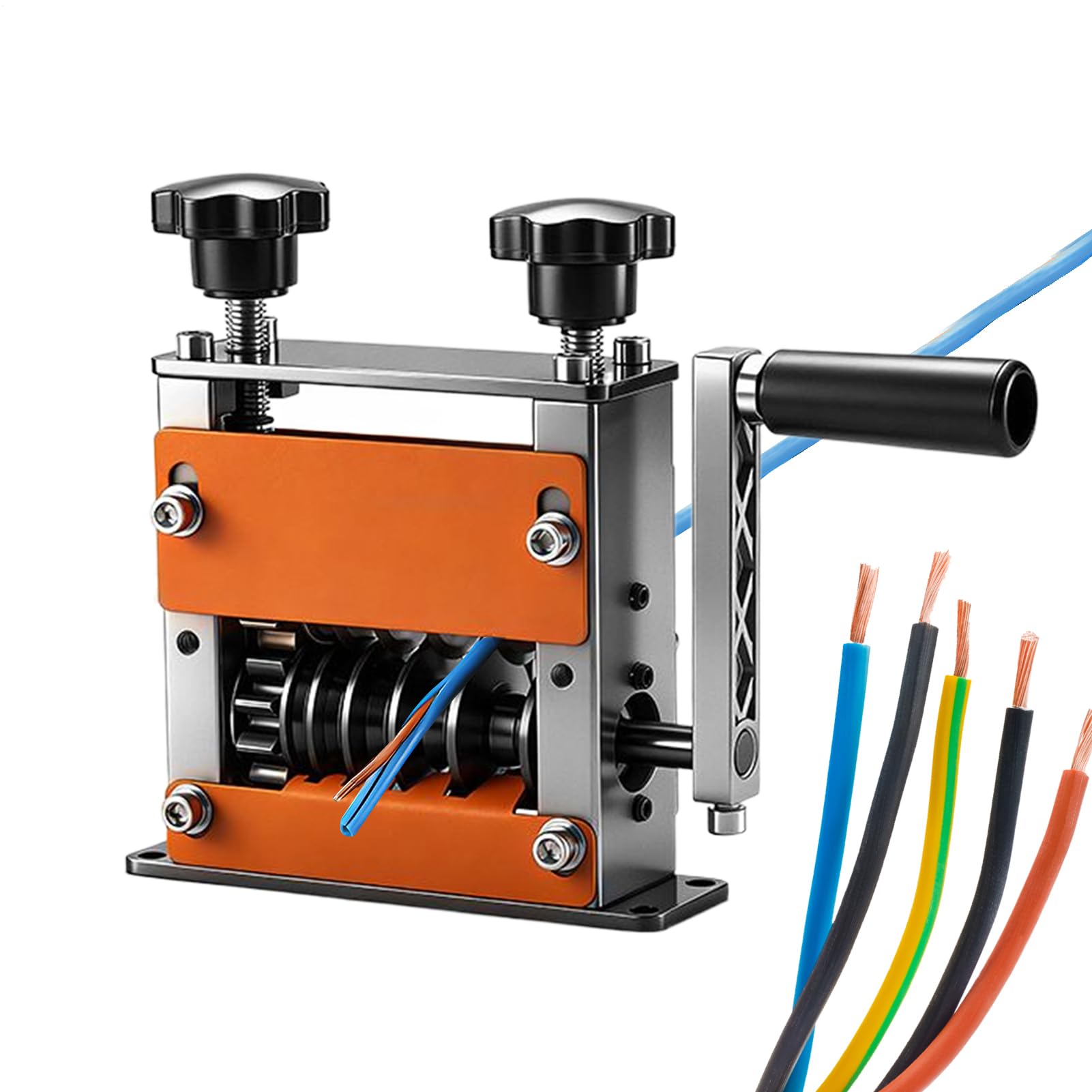 Máquina Pelacables De Chatarra Pelacables Automático Ajustable De 6 | Máquina De Pelar Alambre De Cobre Para Profesionales, Principiantes, Trabajadores Y
