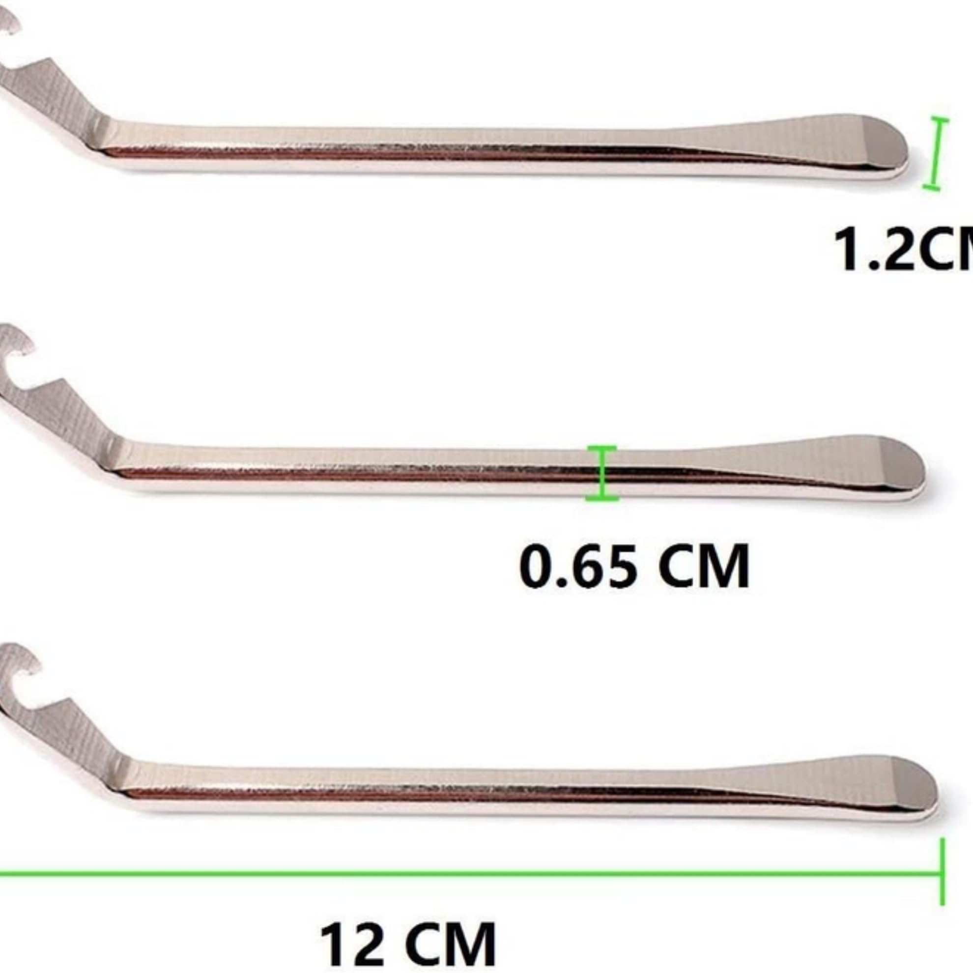Chrisphil Bike Tire Levers Ultra Strong Bicycle Tire Removal Tool to Repair Bicycle Tube for Road & Mountain Bike Tires Repair Kits Tool (Metals Material) (Bike Tire Levers Metals)