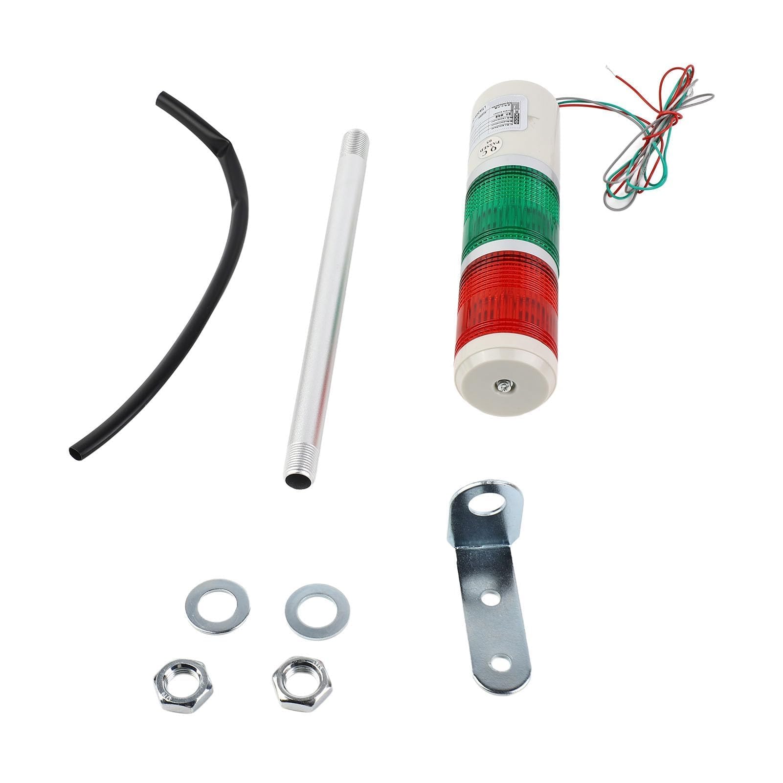 Rouge/Vert LED Voyant d'Avertissement LED Tour Ronde Lumière Équipement D'urgence Éclairage Ampoule Balise Lampe AC220V